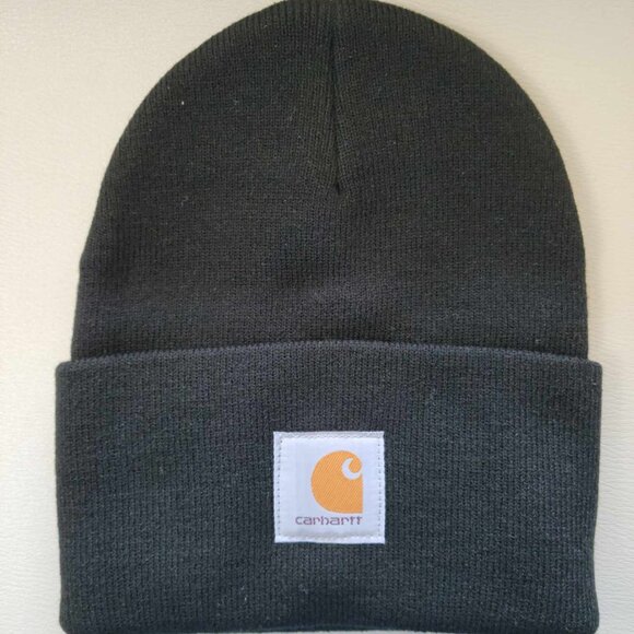 Carhartt Knit Cuffed Beanie - Black - Picture 1 of 2
